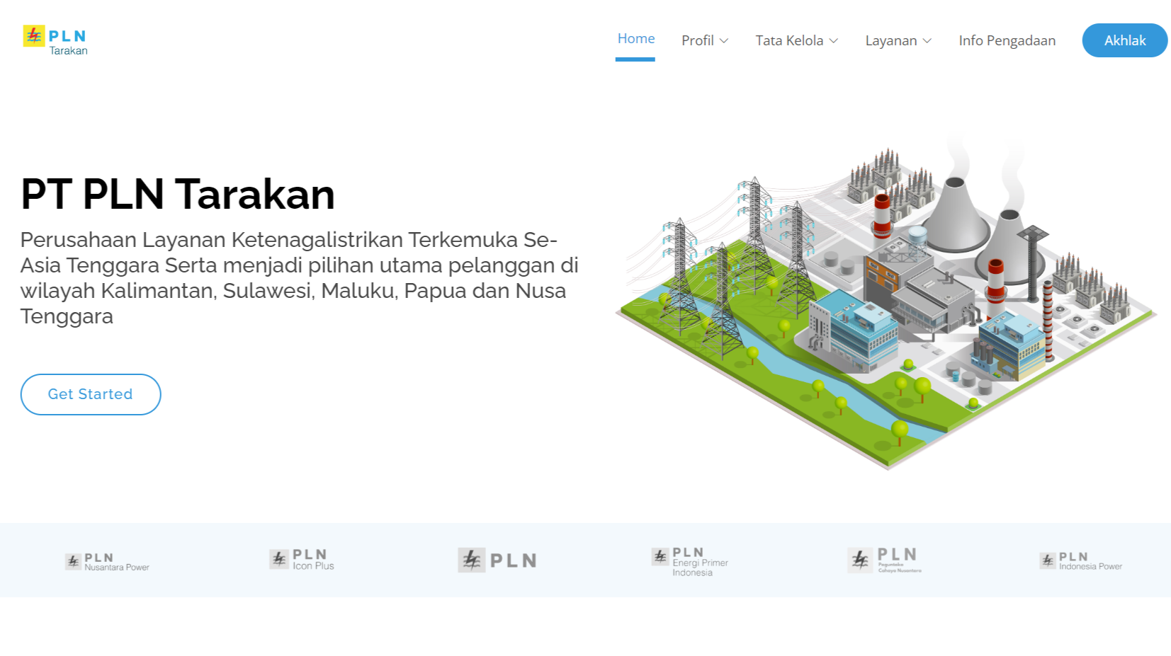 PLN Tarakan information system
